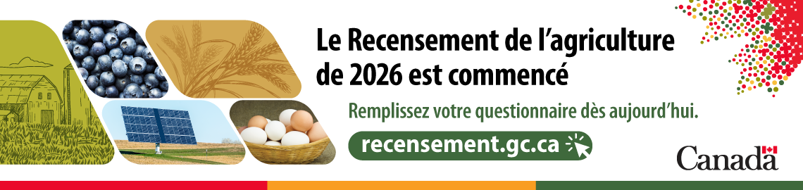 Recensement de l'agriculture de Statistique Canada